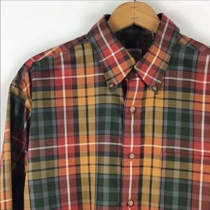 NWOT Brooks Brothers Tartan Non Iron Shirt M